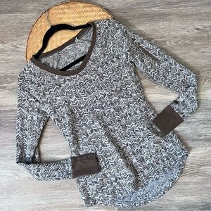 Athleta‎ herringbone running too long sleeve